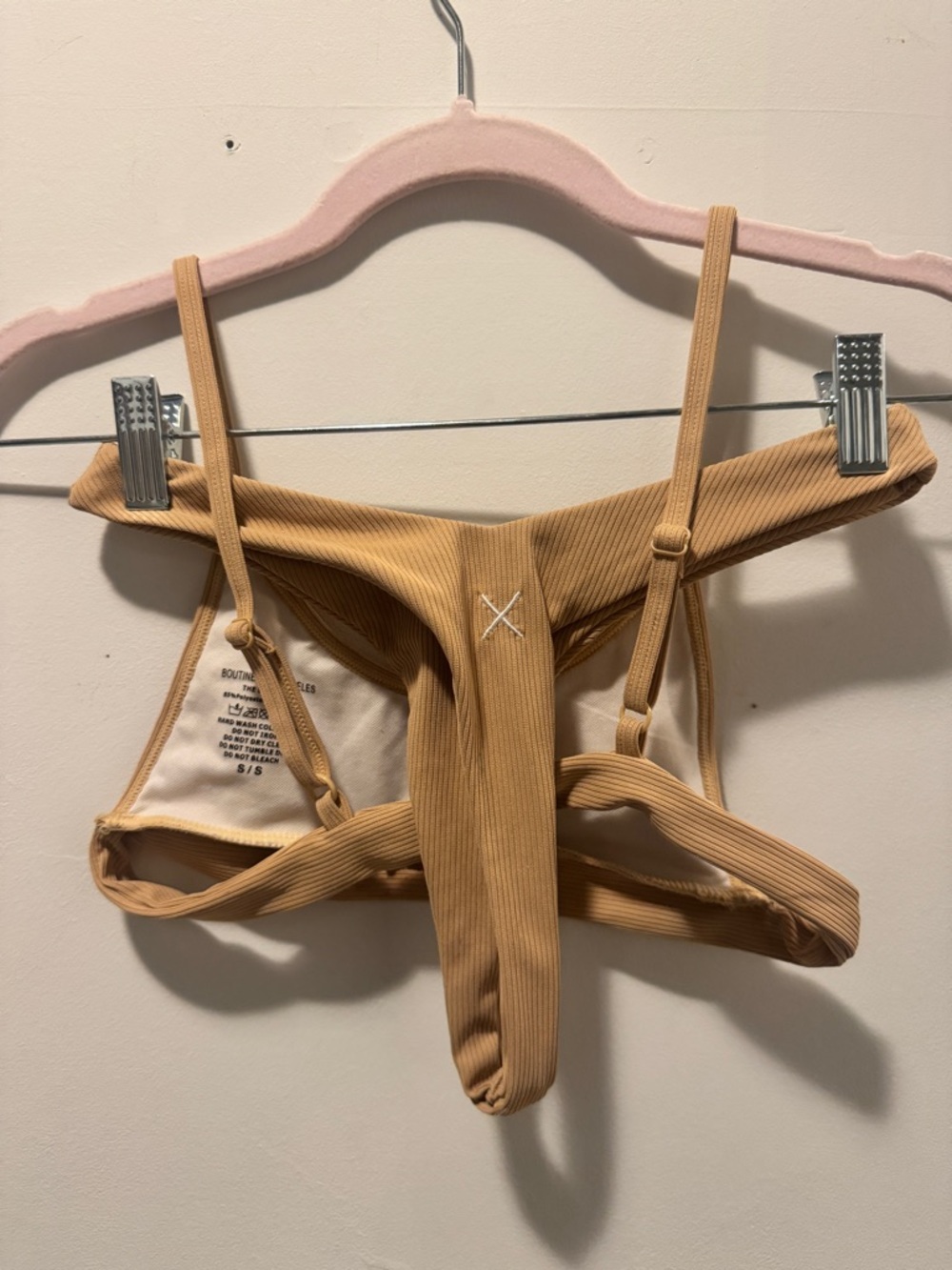 Boutine LA Ribbed Tan Bikini - Picture 3 of 8